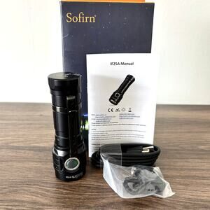 Sofirn IF25A Tactical EDC Flashlight - 3800lm 420m - Black